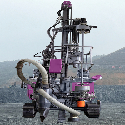 Máquina de perfuração de rocha de exploração de poços de perfuração de minas Potência de 194kw Máquina de perfuração Crawler DTH Máquina de perfuração hidráulica