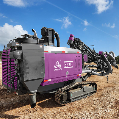 Equipamento de perfuração hidráulica Força de elevação 25KN DTH Força de perfuração