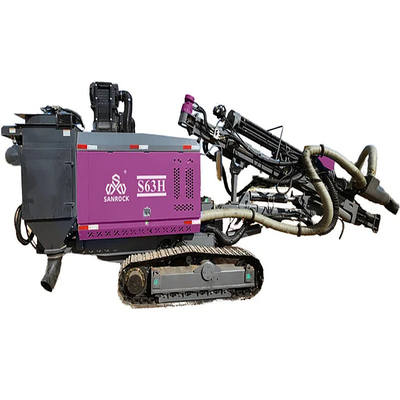 Máquina de perfuração de rocha de exploração de poços de perfuração de minas Potência de 194kw Máquina de perfuração Crawler DTH Máquina de perfuração hidráulica