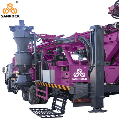 Máquina de perfuração multifunção de circulação inversa, de carga hidráulica completa, montada em caminhão, de perfuração RC