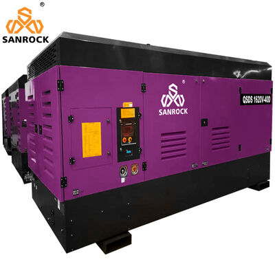 410KW Compressor de ar de parafuso rotativo Fonte de energia diesel Consumo de ar 31-29m2/min