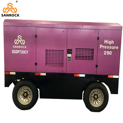 Compressor de ar de parafuso Pressão de trabalho 20 bar Compressor de ar diesel Tipo de parafuso Compressor de ar portátil Máquina