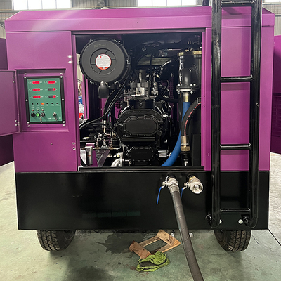 Compressor de ar de parafuso Pressão de trabalho 20 bar Compressor de ar diesel Tipo de parafuso Compressor de ar portátil Máquina
