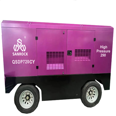 Compressor de ar de parafuso Pressão de trabalho 20 bar Compressor de ar diesel Tipo de parafuso Compressor de ar portátil Máquina