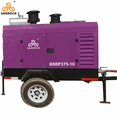 Máquina de compressor de ar de parafuso mini rotativo Pressão de 10 bar Mineração Compressor de ar de parafuso portátil preço