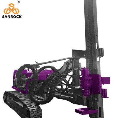 DTH Rig de perfuração de rocha Blast Hole Rig de perfuração profundidade 20m Máquinas de mineração Crawler máquina de perfuração