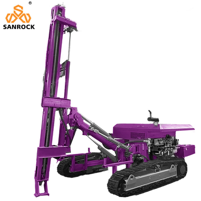 DTH Rig de perfuração de rocha Blast Hole Rig de perfuração profundidade 20m Máquinas de mineração Crawler máquina de perfuração