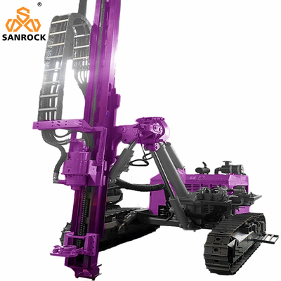 DTH Rig de perfuração de rocha Blast Hole Rig de perfuração profundidade 20m Máquinas de mineração Crawler máquina de perfuração