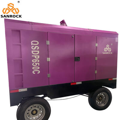 Compressor de ar de tipo de parafuso rotativo portátil Compressor de ar de parafuso de alta eficiência Pequena máquina de compressão de ar