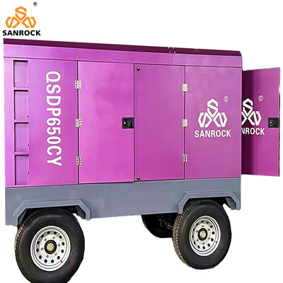Pequeno compressor de ar de parafuso rotativo Compressor de ar de parafuso de baixo ruído 18m3/min Máquina de compressor de ar portátil