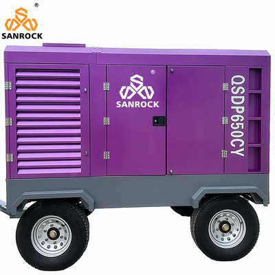 Compressor de ar de tipo de parafuso rotativo portátil Compressor de ar de parafuso de alta eficiência Pequena máquina de compressão de ar
