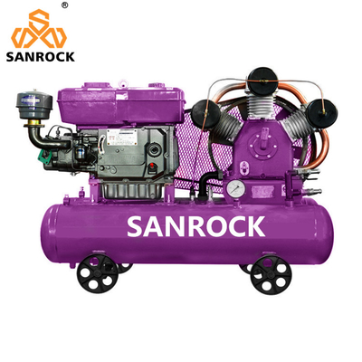 Compressor de ar movido por cinto Compressor de ar industrial de baixo ruído Compressor de ar recíproco Máquina de compressão de ar