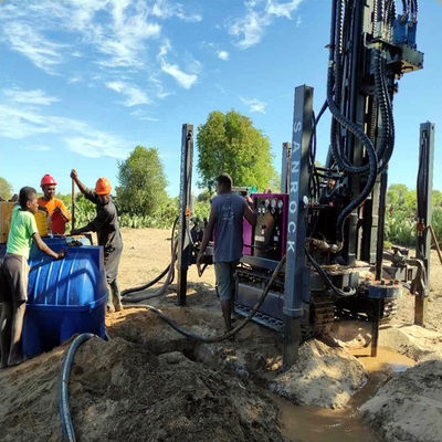 Força de elevação de poços de água 60T Poço de perfuração Crawler Equipamento de perfuração de poços de água