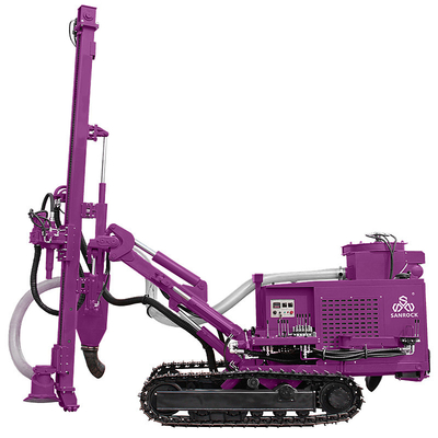Máquina de perfuração de superfície de mineração a diesel Máquina de perfuração portátil de martelo DTH
