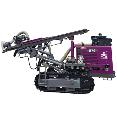 Máquina de perfuração de superfície de mineração a diesel Máquina de perfuração portátil de martelo DTH