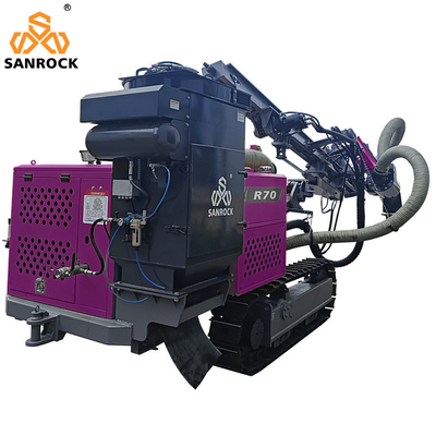 Máquina de perfuração de superfície de mineração a diesel Máquina de perfuração portátil de martelo DTH