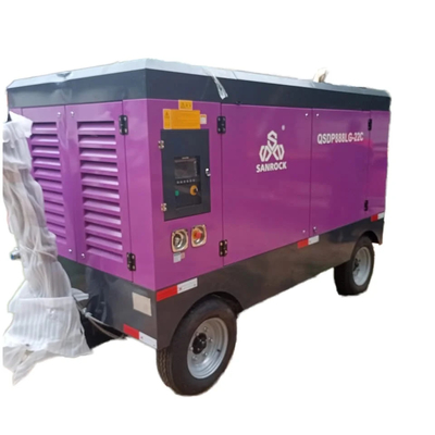 Compressor de ar de parafuso rotativo Potência 221 KW Máquina de compressor de ar de parafuso de baixo ruído