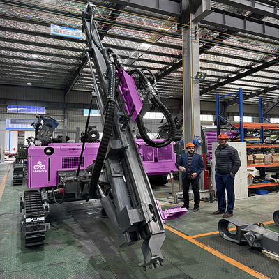 Equipamento de Perfuração com Martelo DTH, Perfuratriz Rotativa Hidráulica Portátil