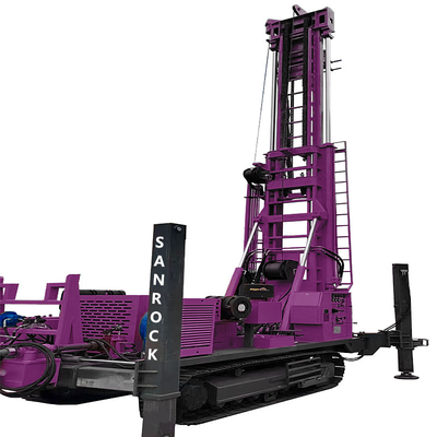 Equipamento de perfuração de água 263KW Máquina de perfuração de poços de água diesel Rig de perfuração de poços portátil