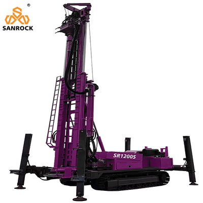 Equipamento de perfuração de água 263KW Máquina de perfuração de poços de água diesel Rig de perfuração de poços portátil