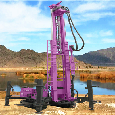 Equipamento de perfuração de água 263KW Máquina de perfuração de poços de água diesel Rig de perfuração de poços portátil