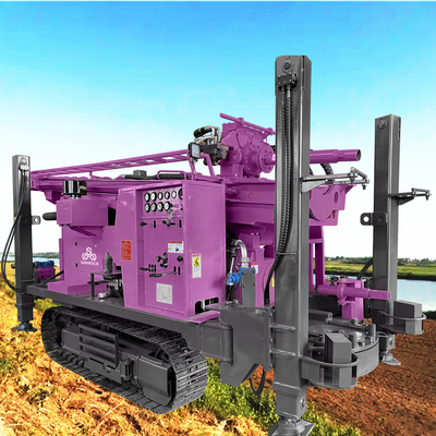 Equipamento de perfuração de água 263KW Máquina de perfuração de poços de água diesel Rig de perfuração de poços portátil