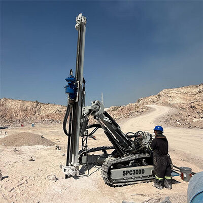 Máquina de perfuração móvel Potência da cabeça rotativa 3,7kw Máquina de perfuração de poços de pequeno porte