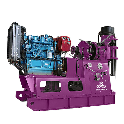 Máquina de perfuração de núcleo de rocha Equipamento de perfuração geológica Motor diesel 33kw Rig de perfuração de núcleo