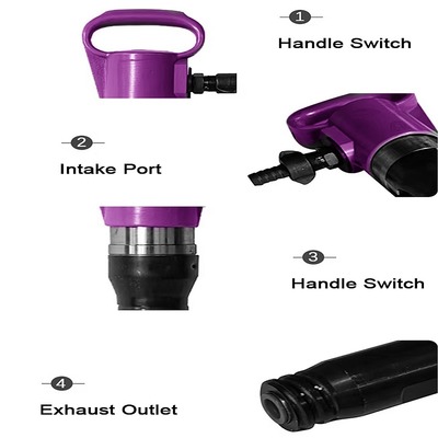 Martelo hidráulico pneumático portátil para perfuração de rocha, perfurador pneumático de rocha com pernas pneumáticas
