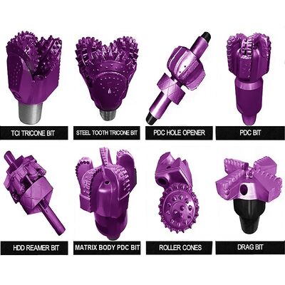 Peças de perfuração PDC de aço de alto manganês Peças de perfuração de campos petrolíferos Peças de perfuração quadradas API Taper PDC