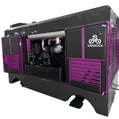 410KW Compressor de ar de parafuso rotativo Fonte de energia diesel Consumo de ar 31-29m2/min