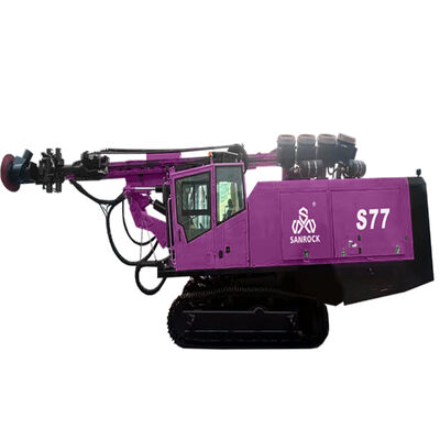 Equipamento de Perfuração de Furo de Rocha Dura Profundidade 36m Máquina de Perfuração de Mineração Perfuratriz DTH sobre Esteiras