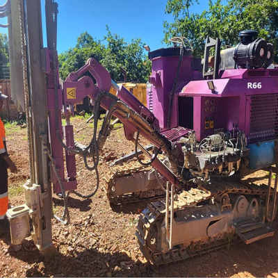 Equipamento de perfuração para mineração Furo de explosão separado Máquina de perfuração