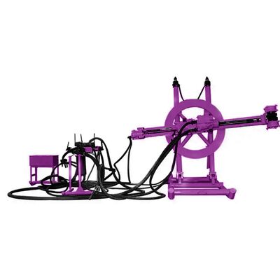 Máquina de perfuração subterrânea DTH 360 graus Equipamento de perfuração de buracos de explosão Pequena plataforma de perfuração