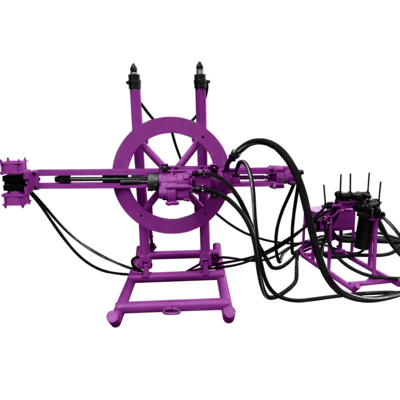 Máquina de perfuração subterrânea DTH 360 graus Equipamento de perfuração de buracos de explosão Pequena plataforma de perfuração