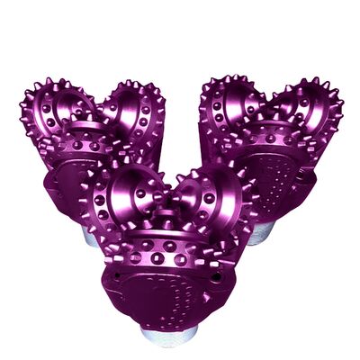 Broca de perfuração tricone TCI com rolamento selado de borracha para geologia de petróleo, brocas para perfuração em rocha dura