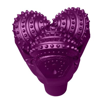 Broca de perfuração tricone TCI com rolamento selado de borracha para geologia de petróleo, brocas para perfuração em rocha dura