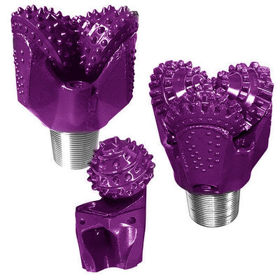 Broca de perfuração tricone TCI com rolamento selado de borracha para geologia de petróleo, brocas para perfuração em rocha dura