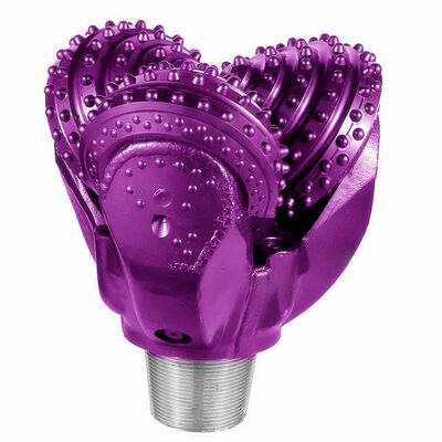 Broca de perfuração tricone TCI com rolamento selado de borracha para geologia de petróleo, brocas para perfuração em rocha dura