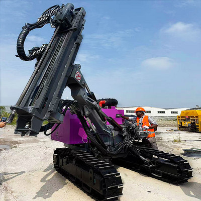 Mining DTH Drilling Equipment Top Hammer Crawler Drilling Rig Borehole Drilling Machine Price