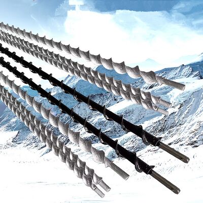 Spiral DTH Drill Rod Coal Seam Drilling Threaded Drill Rod Twist Drill Pipe for Sale