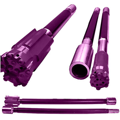 Hastes de perfuração roscadas R32 T38 T45 T51 GT60 Top Hammer Perfuração de velocidade Hastes de perfuração à deriva