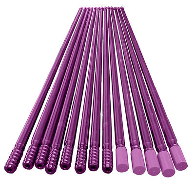 Haste de perfuração roscada T45 Comprimento 1525 - 6095mm Haste de perfuração de velocidade de extensão para venda