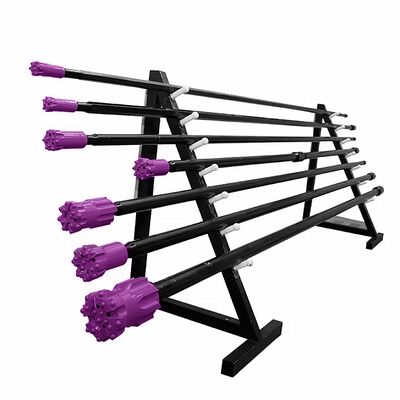 Tubo de perfuração de extensão roscada Mineração Pedreira Túnel Explosão Haste de perfuração de carboneto