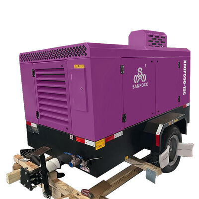 Compressor de ar de parafuso 153KW Motor Diesel Compressor de ar portátil Máquina de compressor de ar