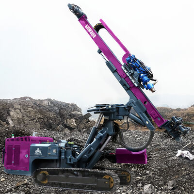 Equipamento de perfuração de superfície para perfuração com martelo DTH hidráulico, equipamento de perfuração portátil DTH