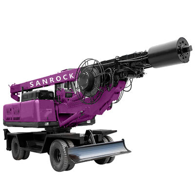 Máquina de Perfuração Rotativa de Impacto para Projetos de Infraestrutura, Sondador Móvel