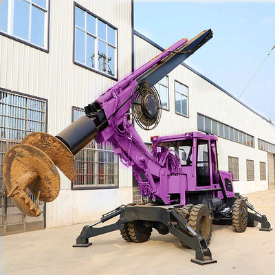 Rotary Drilling Rig Municipal Construction Pile Borehole Drilling Machine Hydraulic  Drilling Rig