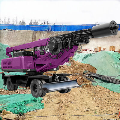 110 kW Diesel Rotary Boring Hole Drilling Machinery Construction Work Fundation Drilling Rig
