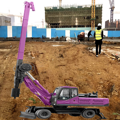 Máquina de Perfuração Rotativa de Impacto para Projetos de Infraestrutura, Sondador Móvel